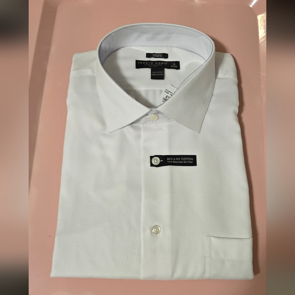 Men's White Dress Shirt